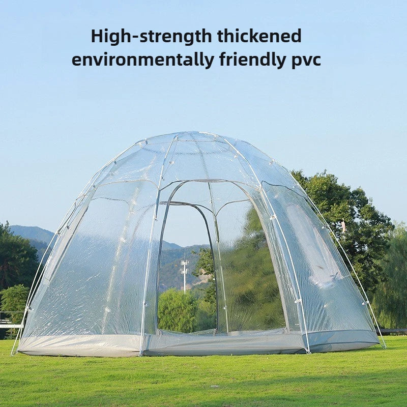 OEING Transparent Camping Dome Tent — Windproof Four-Season Shelter