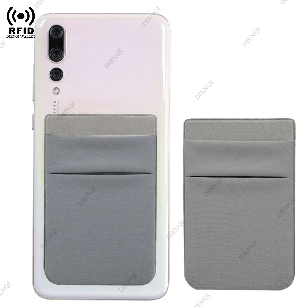 KEEBREAK Minimalist Slim Mini Wallet — Compact Elastic Card Holder