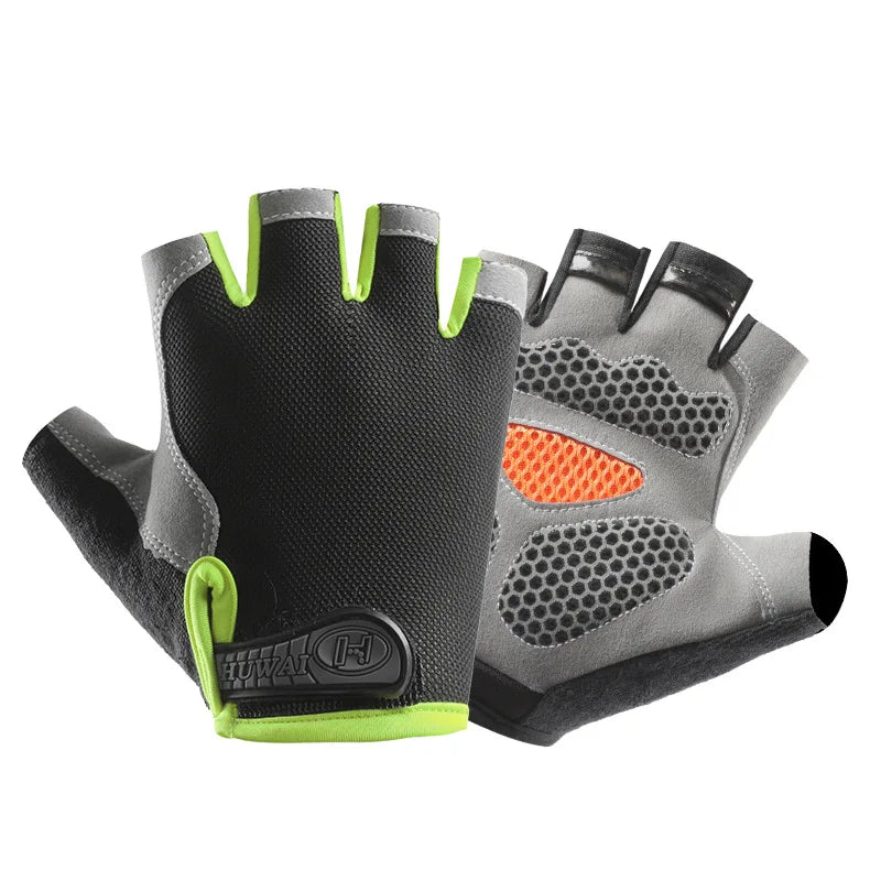 GAFASTWO Cycling Gloves — Breathable Shockproof Half Fingerless Mittens