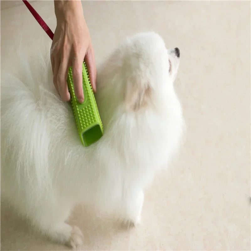 Silicone Pet Hair Remover Brush — Multi-Surface Cleaner for Furniture & Cars