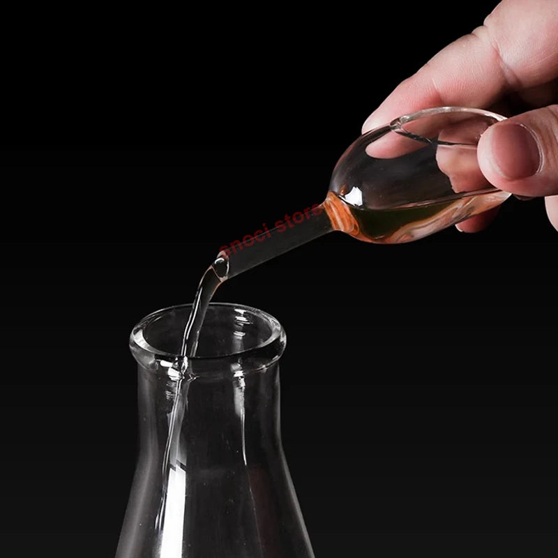 NINTH LIFE Glass Weighing Boat — Precision Laboratory Sample Container