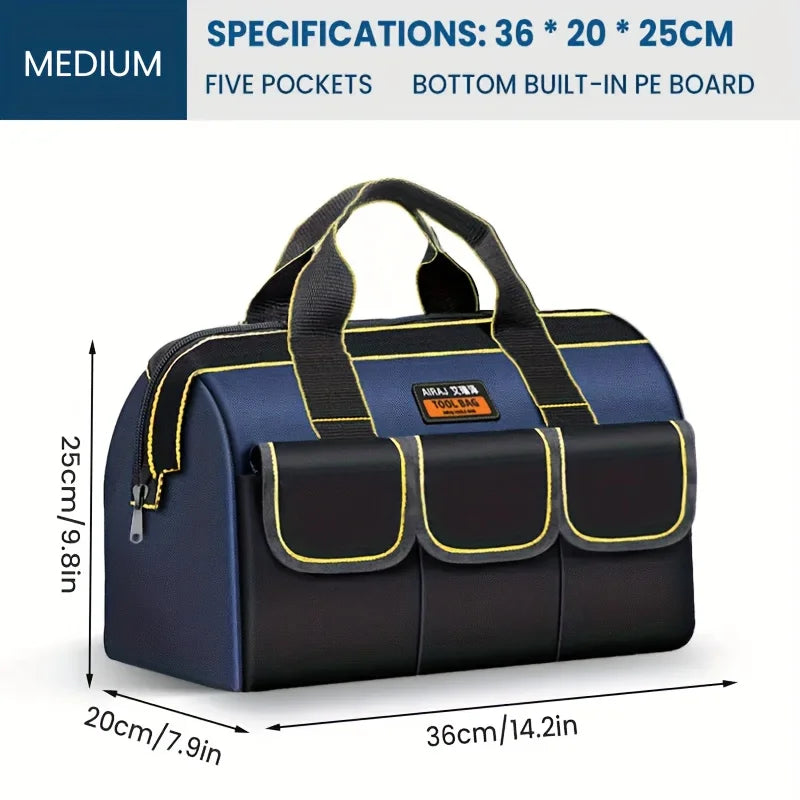 AIRAJ Multifunctional Tool Bag — Heavy Duty 1680D Oxford Cloth Storage