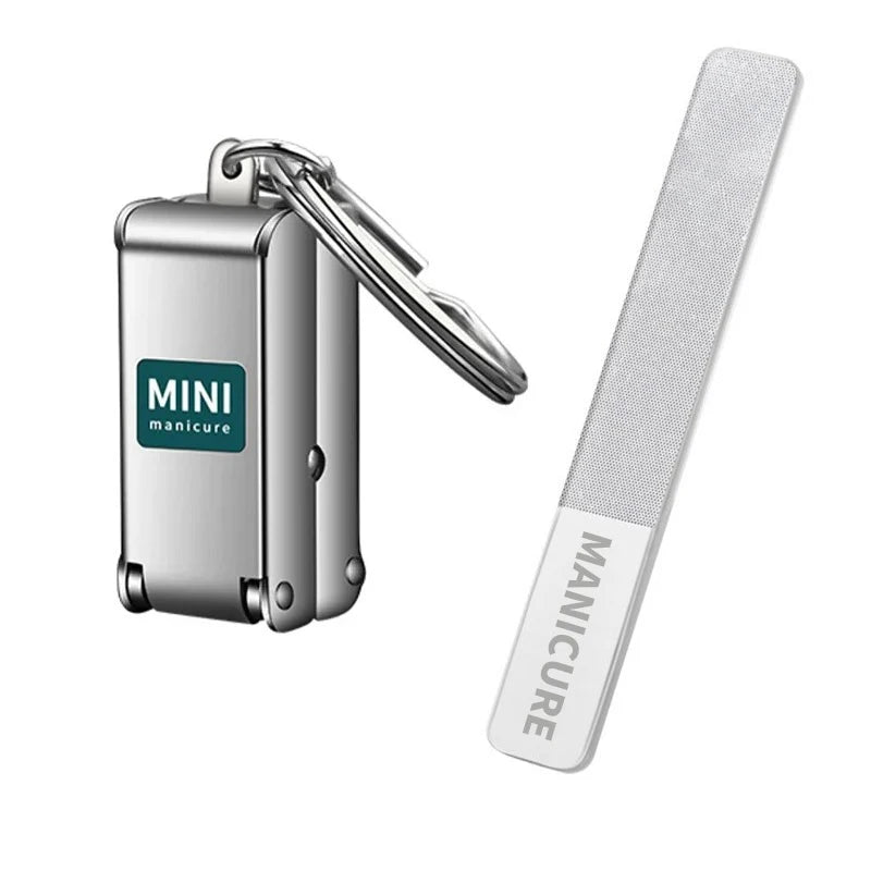 Ouriner Stainless Steel Nail Clipper — Compact Manicure Tool with Storage
