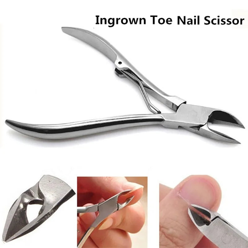Stainless Steel Cuticle Nipper — Professional Manicure & Pedicure Tool