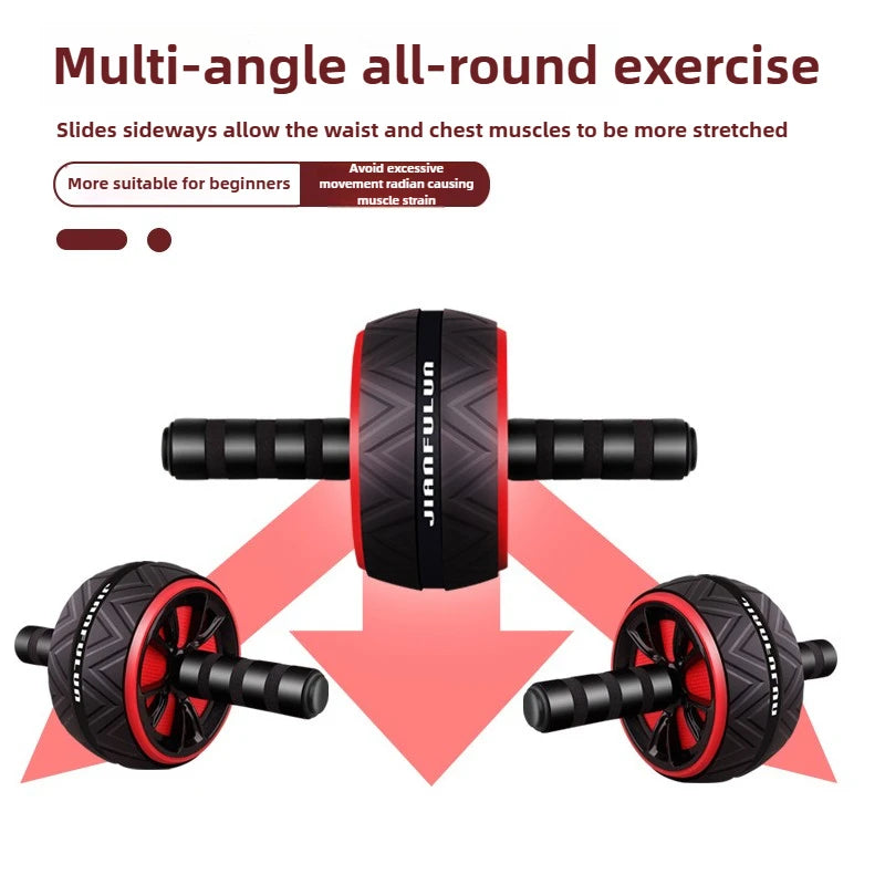 LINGPENG Abdominal Roller — Non-Slip Strength Training Wheel for Home Gym