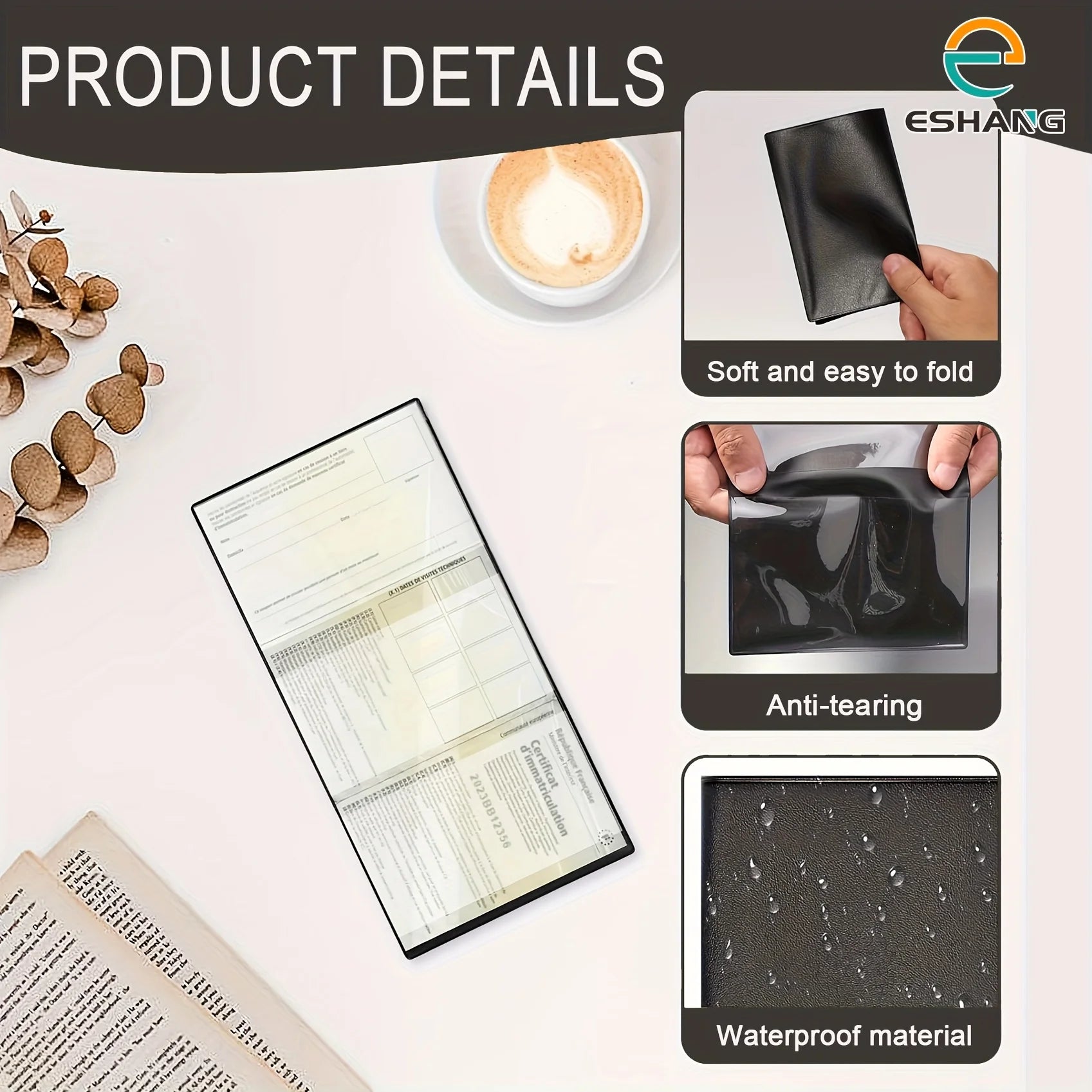Slim 3-Fold Card Holder — Compact Multi-Slot Wallet for Daily Use