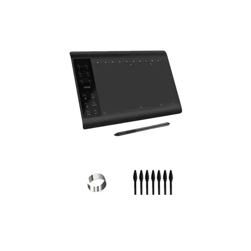 Gtwoilt Digital Drawing Tablet — 10x6 Inch Portable Graphic Pad for Design