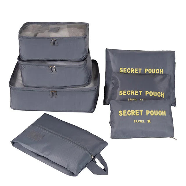Totidy Travel Packing Cube Set — Luggage Organizer for Clothes and Shoes