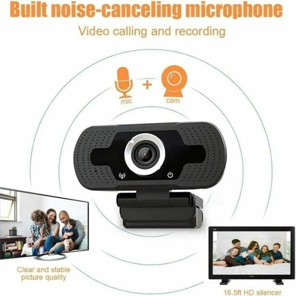 Erilles HD USB Webcam — High Definition Video Conferencing Camera
