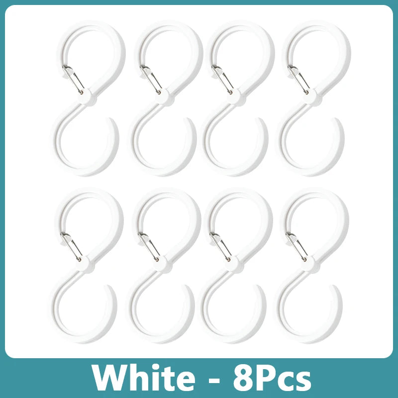 Multifunctional S-Shape Hanger Hooks — Durable Home & Kitchen Organizer