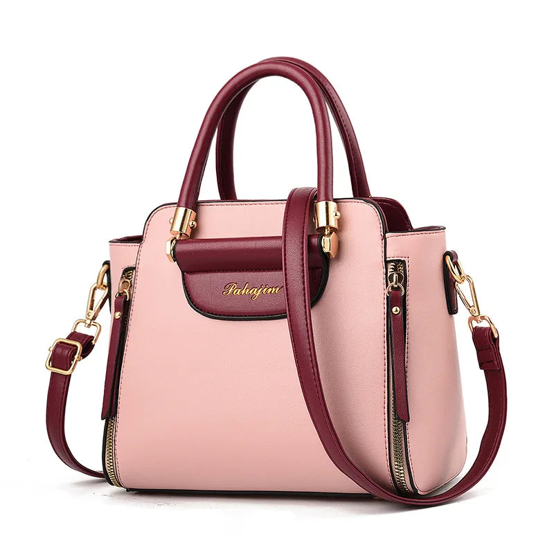 Women's PU Leather Shoulder Bag — Stylish Underarm Handbag for Casual Wear