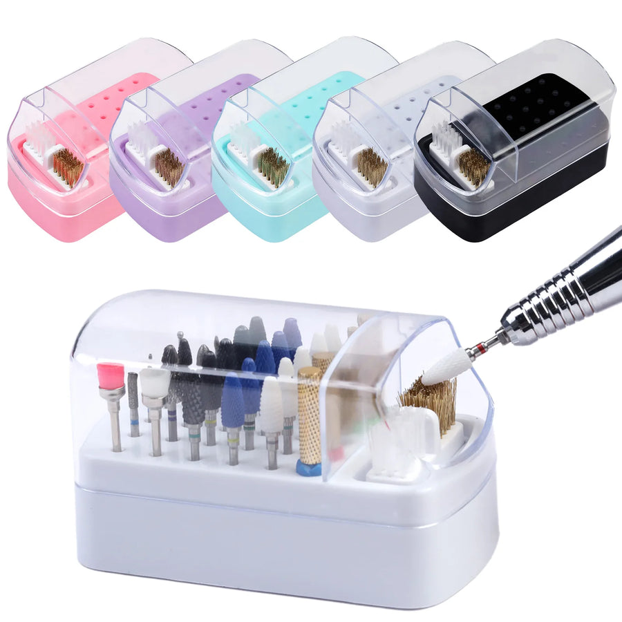 Misscheering 30-Hole Nail Polish Organizer — Transparent Acrylic Storage Case
