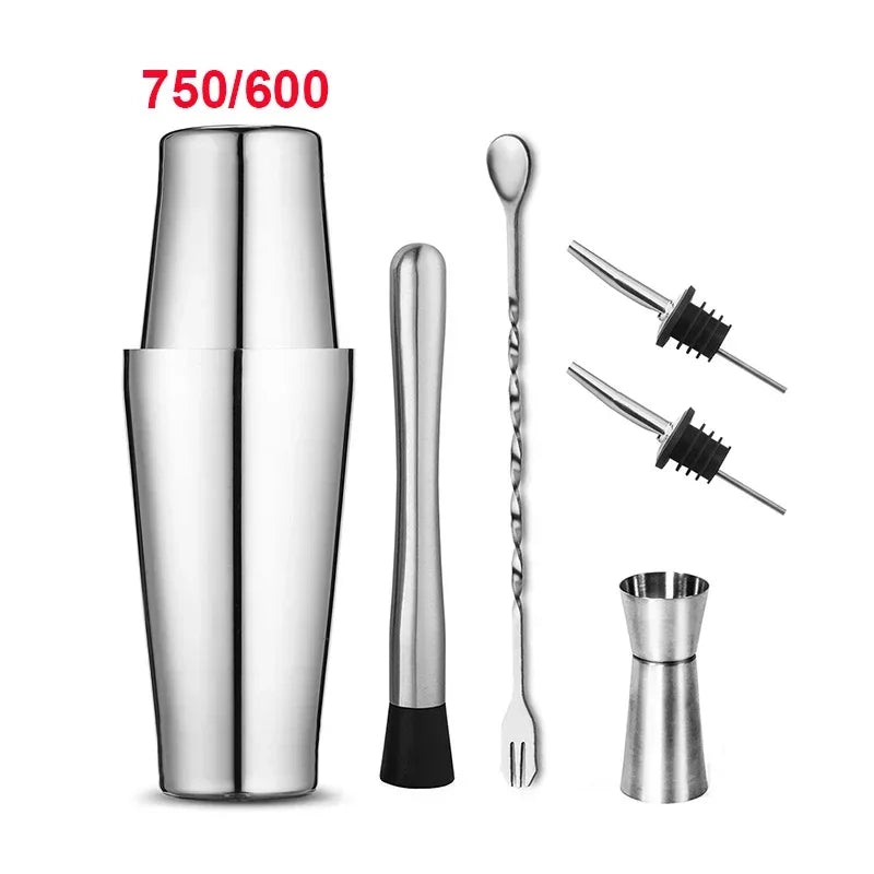 Upors Stainless Steel Cocktail Shaker — Professional Barware Mixer for Drinks