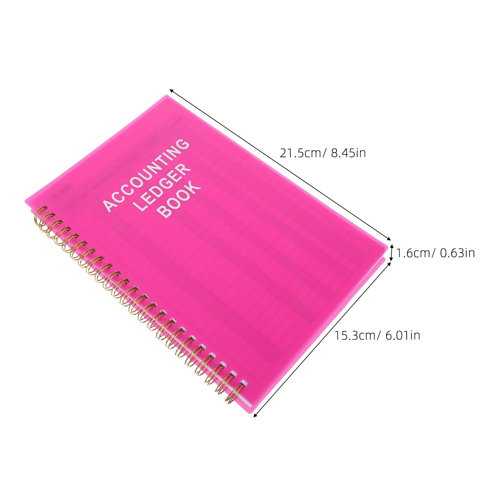 Accounting Ledger Book — Spiral Bound Income and Expense Tracker