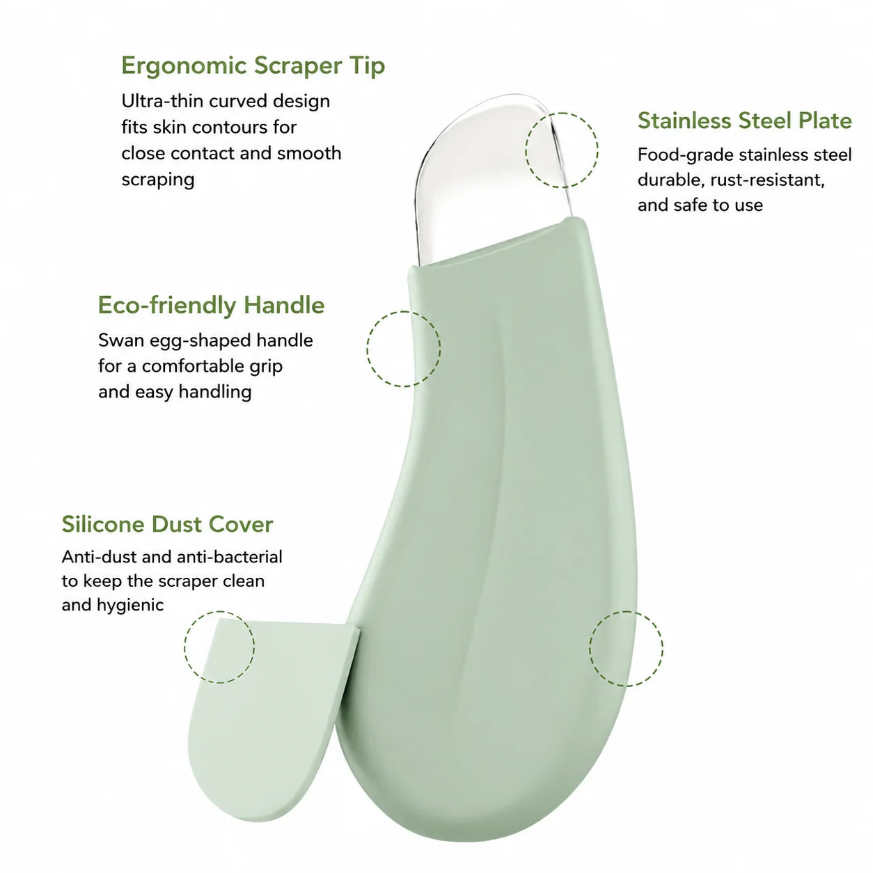 Stainless Steel Blackhead Remover — Deep Cleansing Facial Skin Care Tool