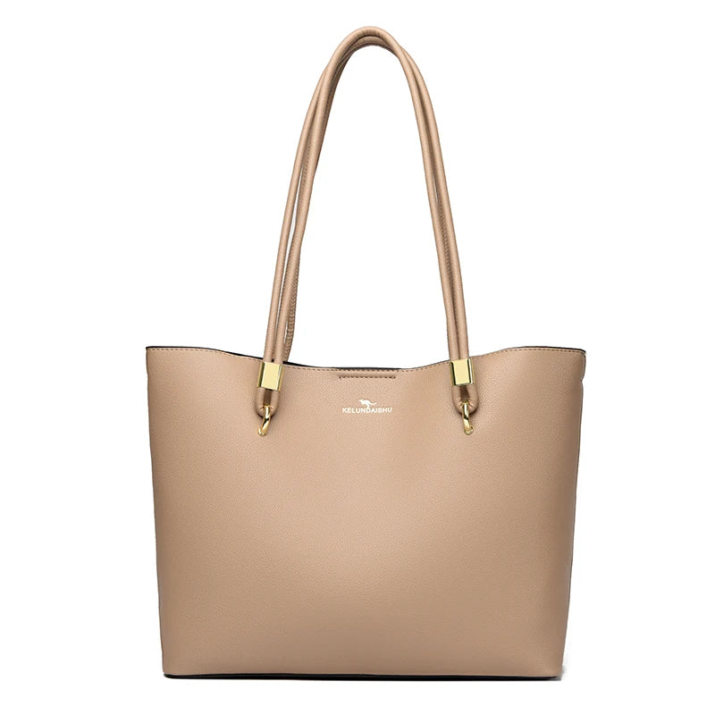 YaLePuck Women's PU Leather Hobo Bag — Large Capacity Shoulder Tote