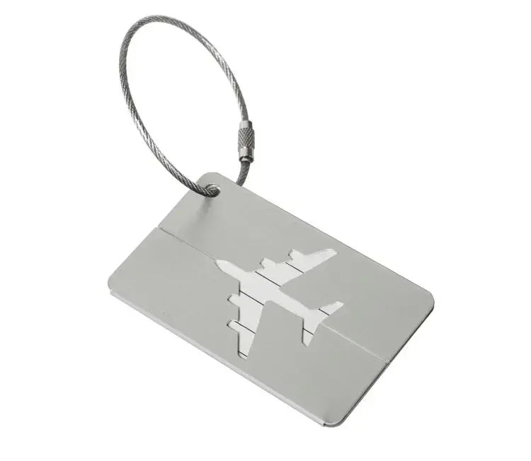 eTya Aluminum Alloy Luggage Tag — Durable Suitcase ID Holder for Travel