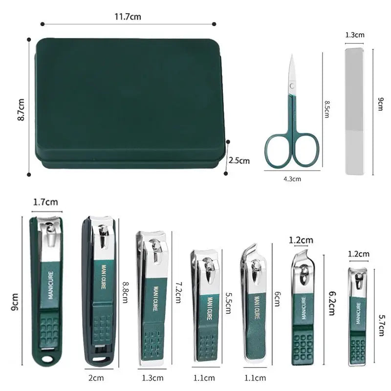 eelhoe Manicure Set — Professional Stainless Steel Nail Care Kit