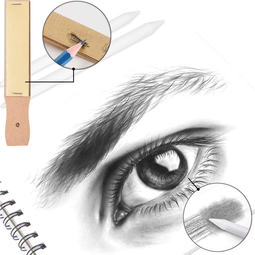 Professional 32-Piece Sketching Pencil Set — Complete Art Kit for Drawing