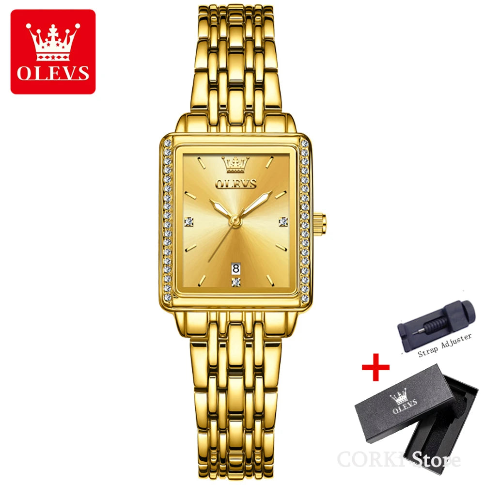 OLEVS 9995 Elegant Quartz Watch — Luxury Waterproof Ladies Wristwatch