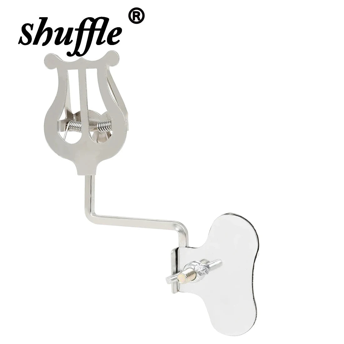 SHUFFLE Portable Metal Music Stand — Lightweight Sheet Music Holder for Wind Instruments