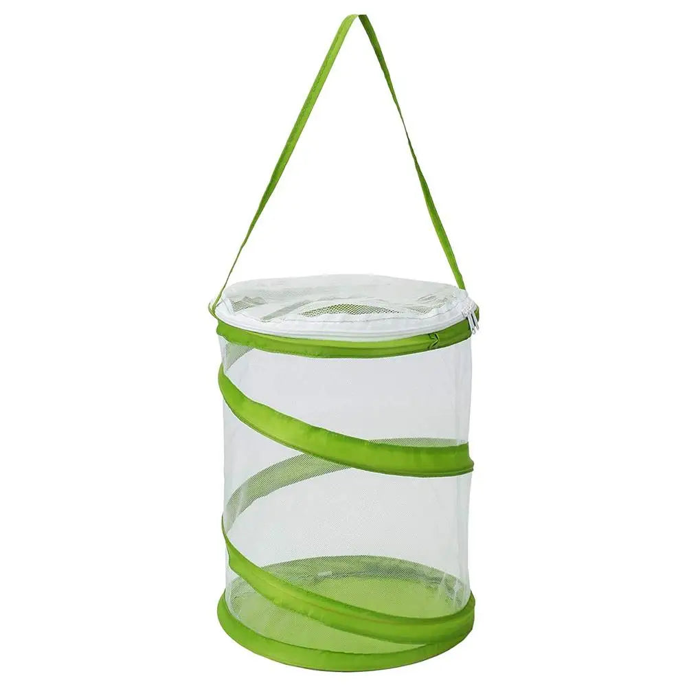 Foldable Butterfly Habitat — Mesh Insect Cage for Observation