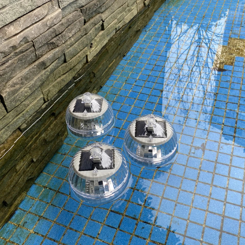 Solar Floating Pool Lights — Waterproof RGB Color Changing LED Lamps