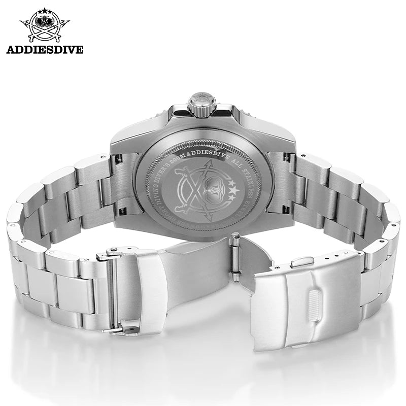 ADDIESDIVE Men's Classic Diver Watch — 200m Water Resistant Quartz Timepiece