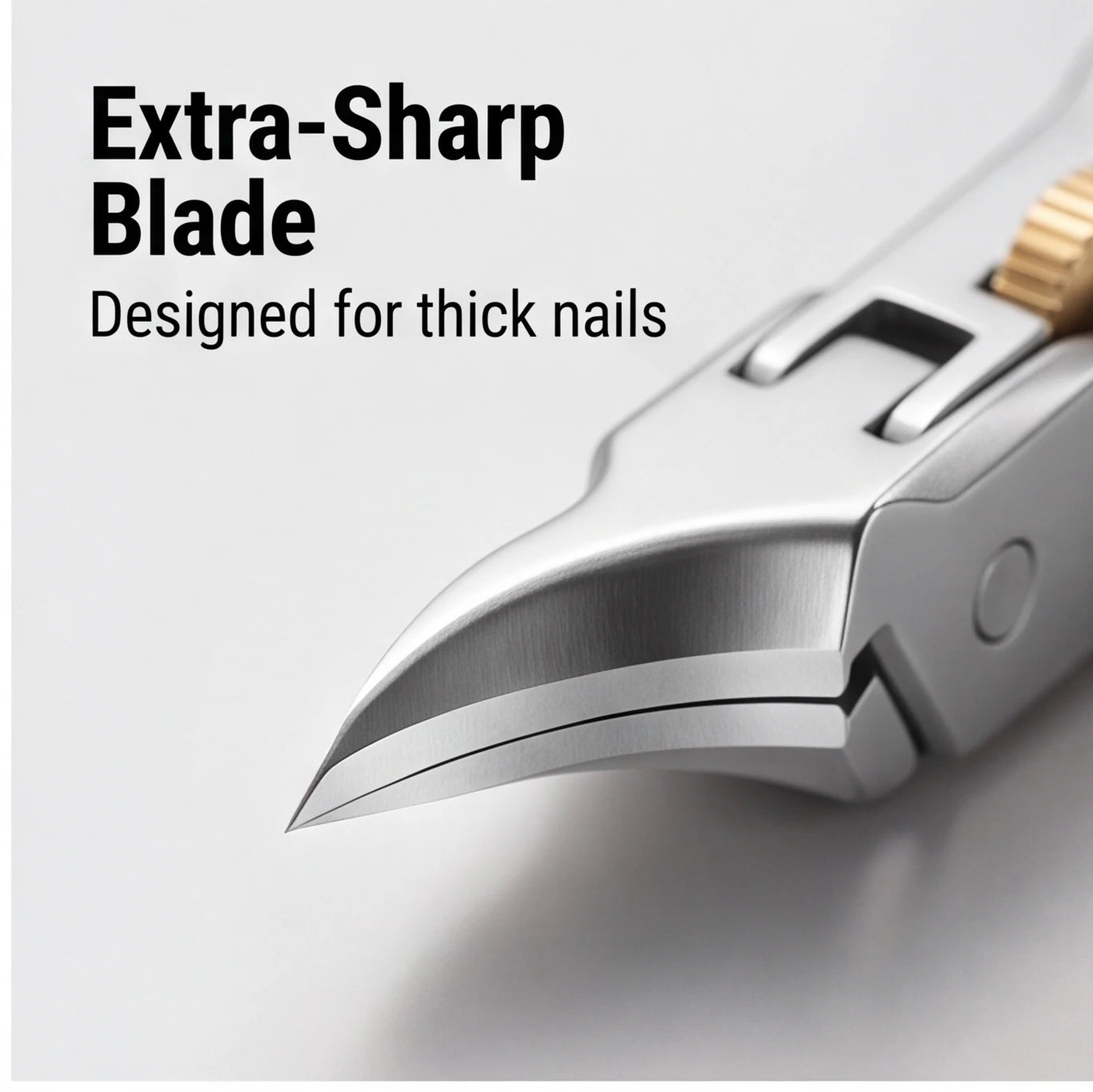 Stainless Steel Nail Clipper — Precision Trimmer with Built-In File