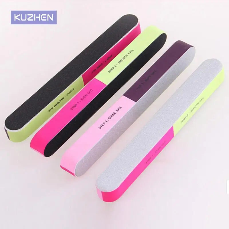 KuZHEN Professional Nail Buffer — Durable Polishing Block for Manicure Art