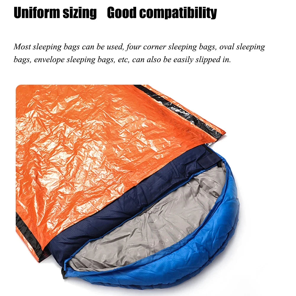 Emergency Survival Sleeping Bag — Waterproof Thermal Bivy Sack