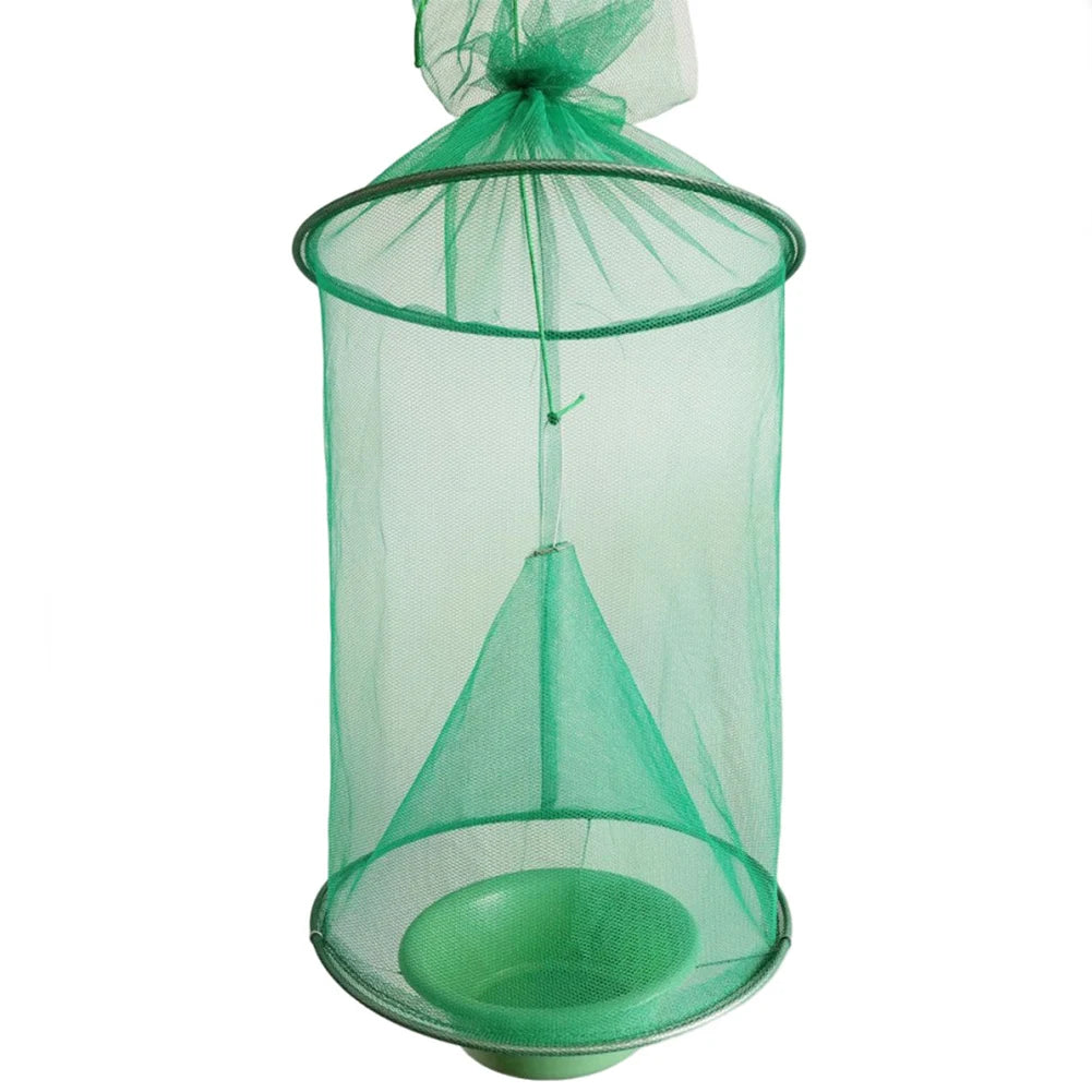 Hanging Fly Net Trap — Reusable Folding Insect Catcher for Garden