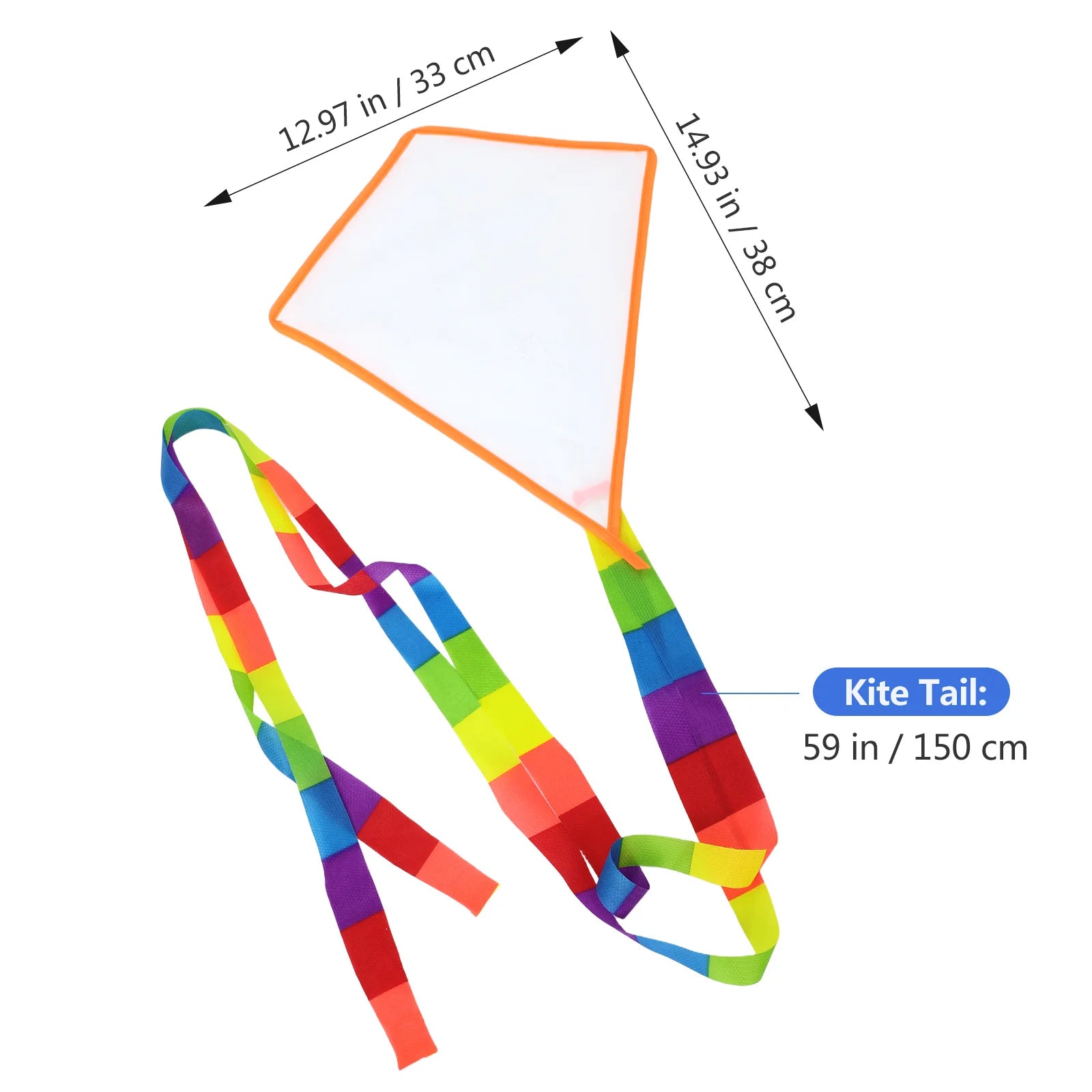 iBaseToy DIY Blank Kite Kit — Creative Art Painting & Outdoor Flying Set