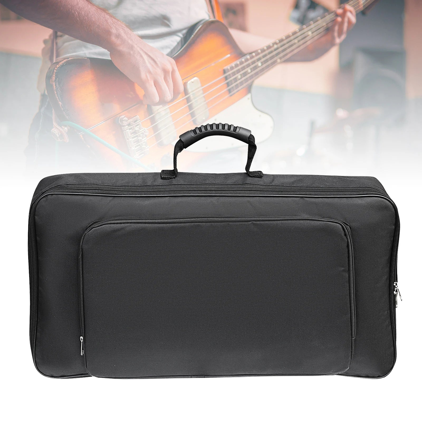 Universal Portable Guitar Effects Pedal Bag — Protective Soft Case for Musicians