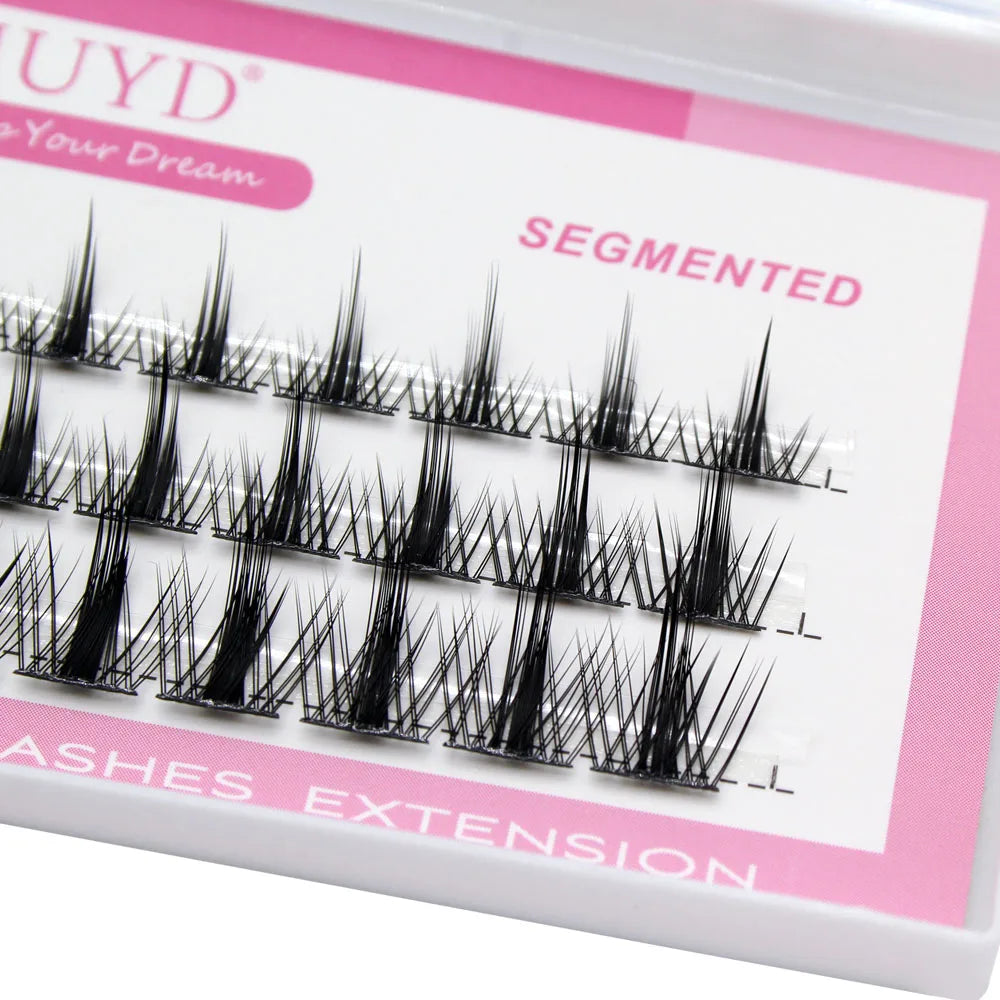Segmented DIY False Eyelashes — Natural Fluffy Individual Lashes