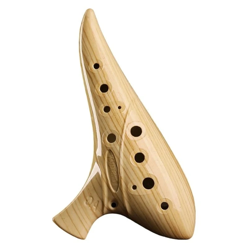 12 Hole Ceramic Ocarina — Musical Wind Instrument for Beginners
