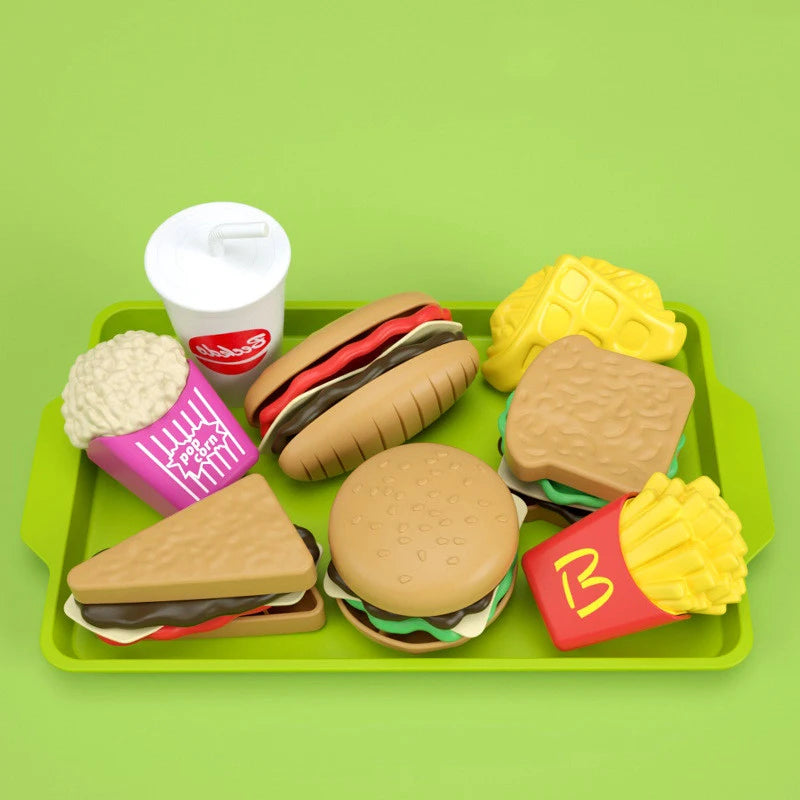 FoPcc Pretend Play Food Set — Simulation Kitchen Toy for Kids
