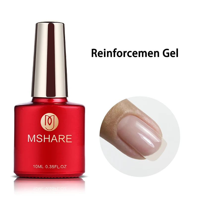 mshare Professional Gel Nail Supplies — Base, Top, and Primer Options