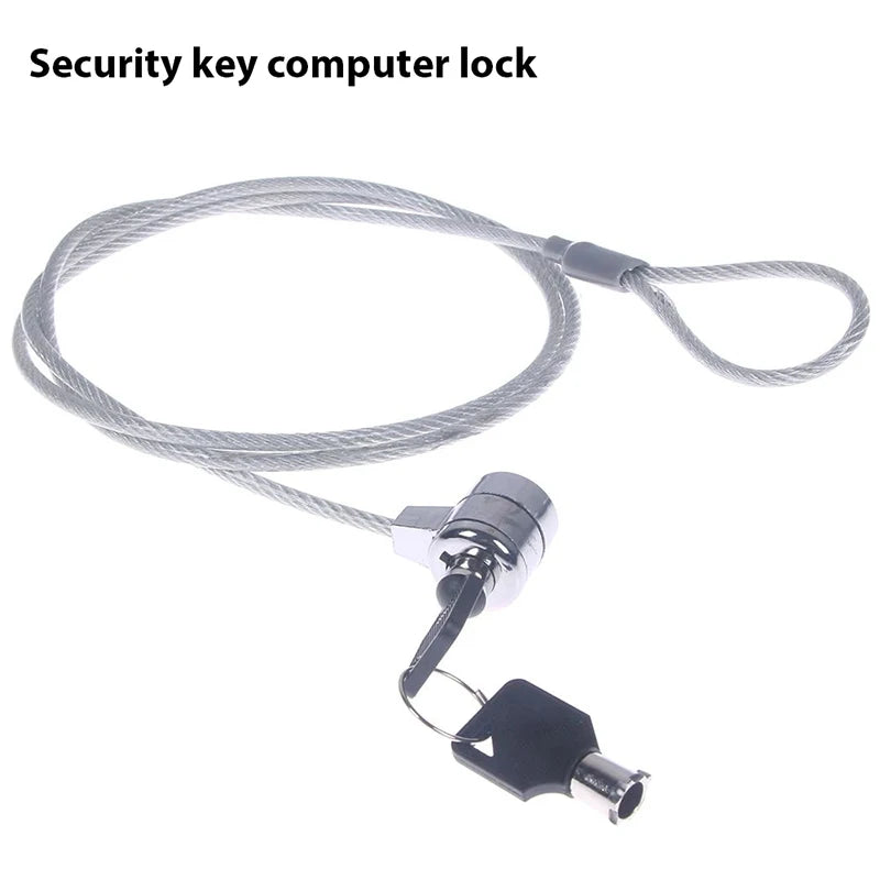 Laptop Security Cable Lock — Anti-Theft Steel Wire for Notebooks