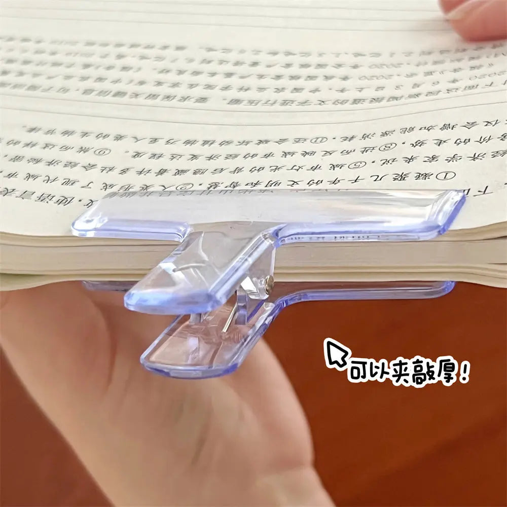 Transparent Binder Clips — Large Clear Document Clamps for School & Office