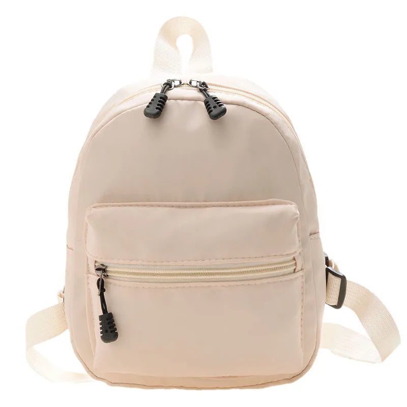 Mini Nylon Women's Backpack — Stylish Small Rucksack for Daily Use