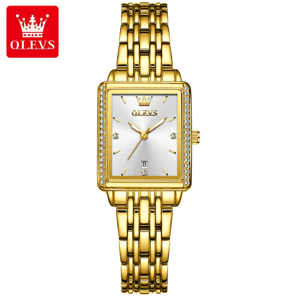 OLEVS 9995 Elegant Quartz Watch — Luxury Waterproof Ladies Wristwatch