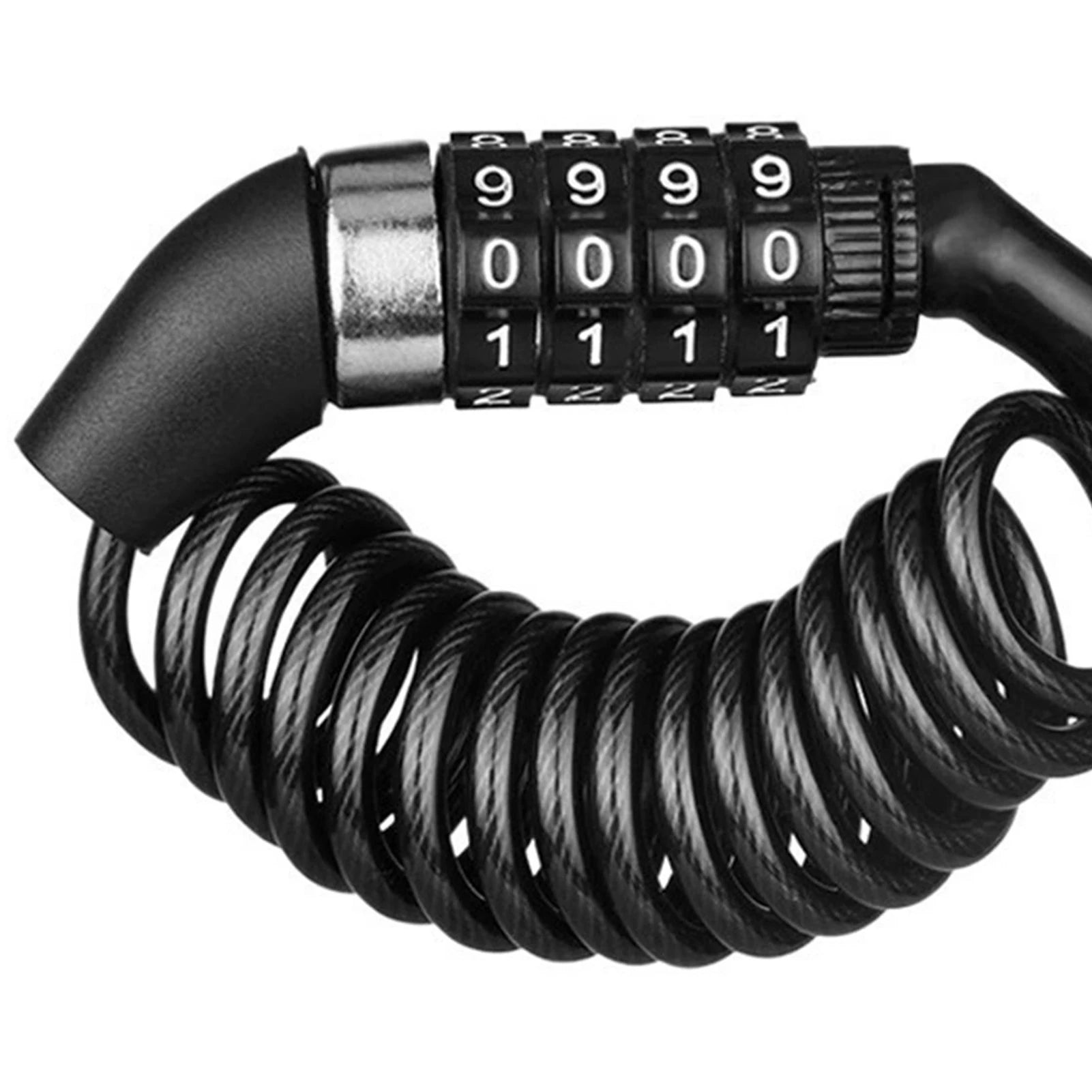 Portable Bike Cable Lock — Keyless Combination Security for Bicycles