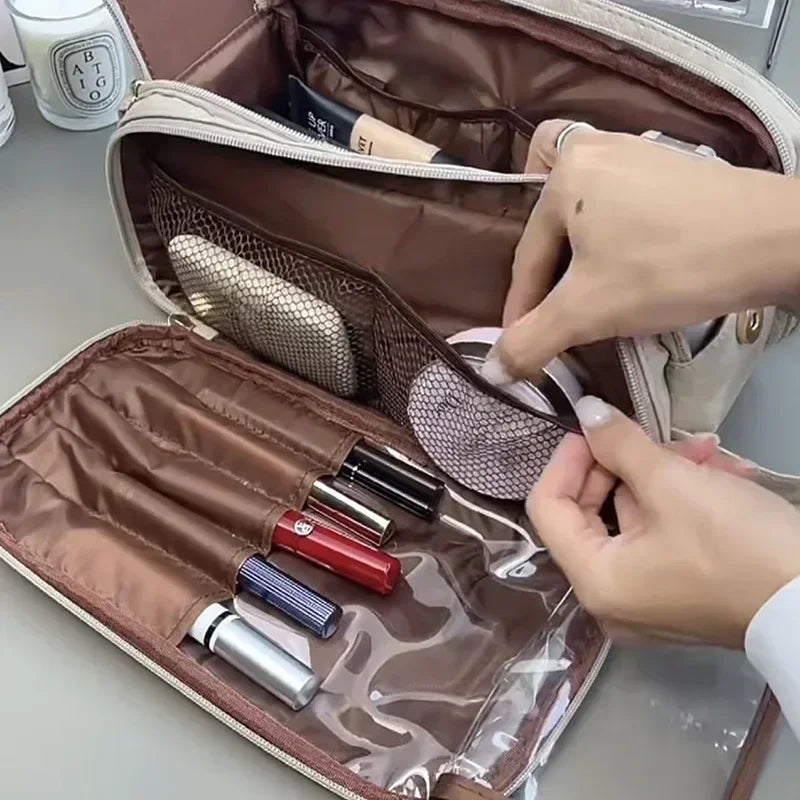 SMHXIANGQIANJIN Travel Cosmetic Bag — Waterproof Large Capacity Toiletry Organizer