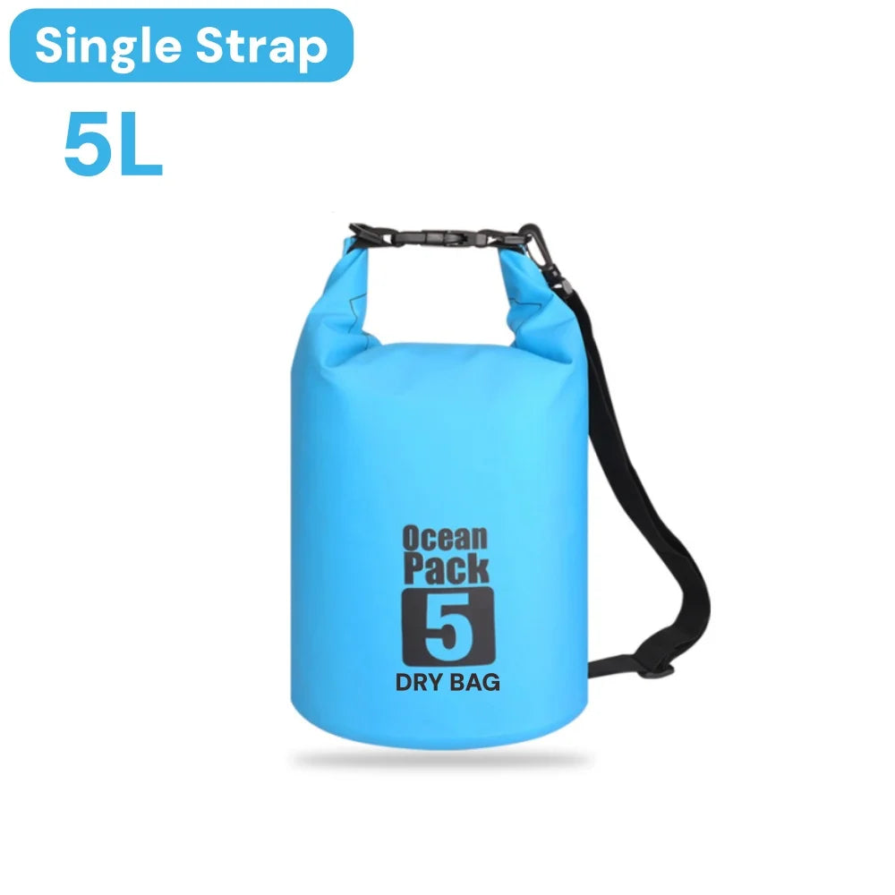 Waterproof Roll Top Dry Bag — Floating Storage for Kayaking and Camping