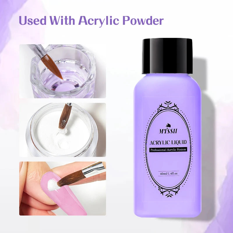 Mtssii Acrylic Liquid Monomer — Professional Nail Extension & Carving Tool