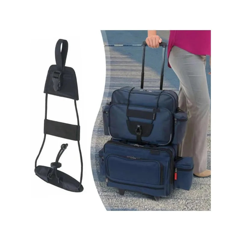 Adjustable Elastic Luggage Strap — Secure Travel Bag Fastener