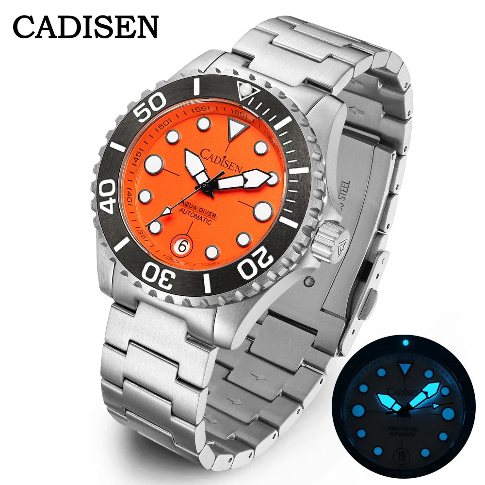 Cadisen Aqua Diver Automatic Watch — Luxury Mechanical Men's Timepiece