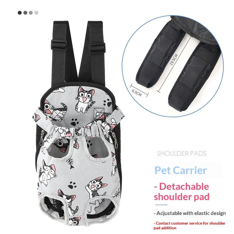 Pet Carrier Backpack — Breathable Travel Bag for Cats and Small Dogs