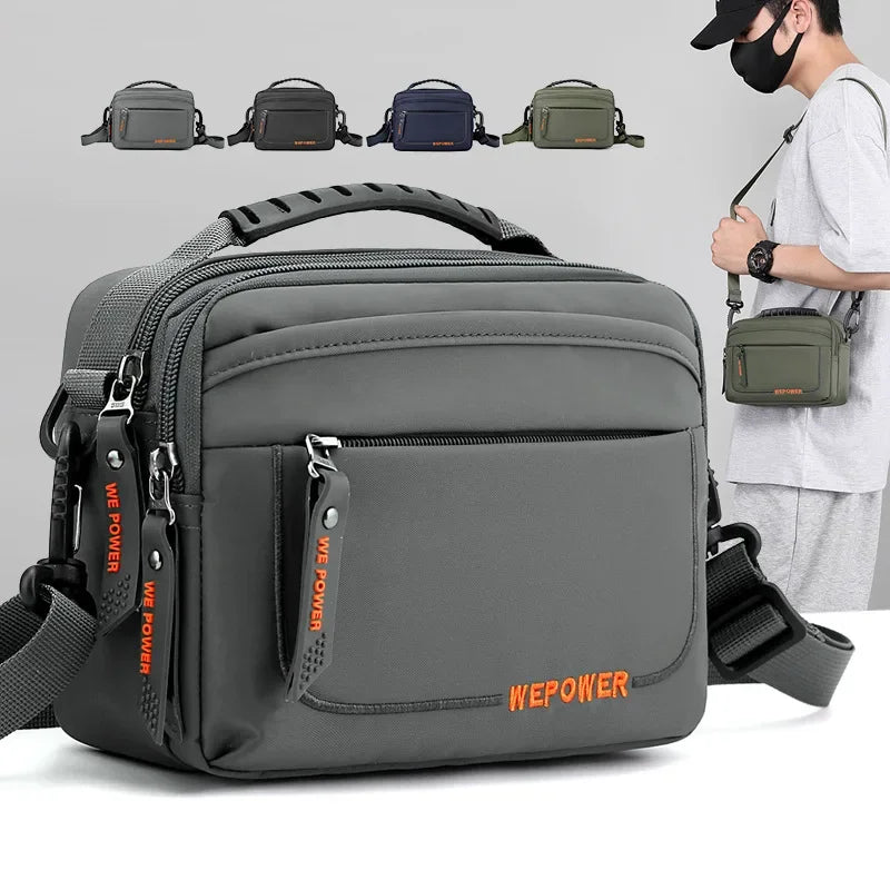 Men's Casual Messenger Bag — Multifunctional Travel Crossbody Bag